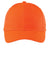Port Authority Hats C806 Mens Adjustable Hat Safety Orange Flat Front