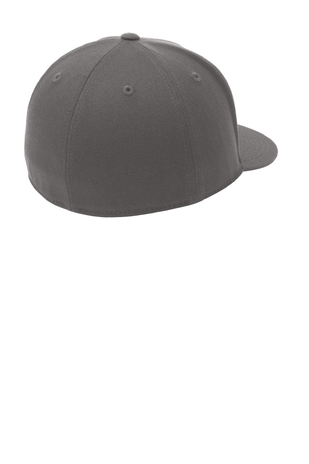 Port Authority Hats C808 Mens Stretch Fit Hat Grey Flat Back