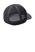 Port Authority Hats C812 Mens Stretch Fit Hat Graphite Grey Flat Back
