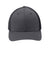 Port Authority Hats C812 Mens Stretch Fit Hat Graphite Grey Flat Front