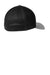 Port Authority Hats C812 Mens Stretch Fit Hat Heather Grey/Black Flat Back