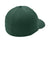 Port Authority Hats C813 Mens Stretch Fit Hat Forest Green Flat Back
