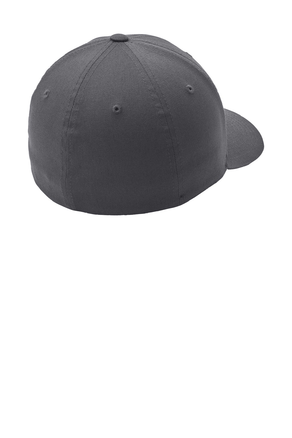 Port Authority Hats C813 Mens Stretch Fit Hat Graphite Grey Flat Back