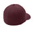 Port Authority Hats C813 Mens Stretch Fit Hat Maroon Flat Back