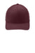 Port Authority Hats C813 Mens Stretch Fit Hat Maroon Flat Front