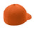 Port Authority Hats C813 Mens Stretch Fit Hat Orange Flat Back