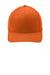 Port Authority Hats C813 Mens Stretch Fit Hat Orange Flat Front