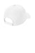 Port Authority Hats C821 Mens Moisture Wicking Adjustable Hat White Flat Back