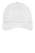 Port Authority Hats C821 Mens Moisture Wicking Adjustable Hat White Flat Front