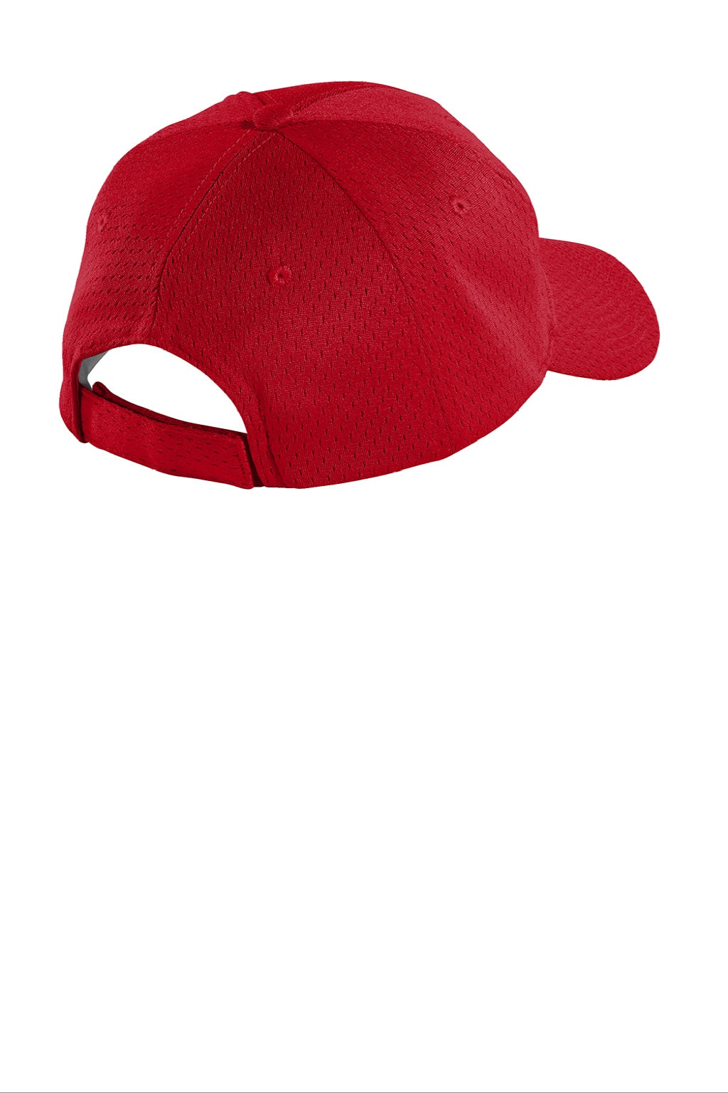 Port Authority Hats C833 Mens Adjustable Hat Red Flat Back