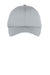 Port Authority Hats C833 Mens Adjustable Hat Silver Grey Flat Front