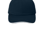 Port Authority Hats Mens Dry Zone Moisture Wicking Adjustable Hat - Classic Navy Blue/White