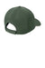 Port Authority Hats C838 Mens Dry Zone Moisture Wicking Adjustable Hat Olive Green/Stone Flat Back