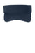 Port Authority Hats C840 Mens Fashion Adjustable Visor Classic Navy Blue Flat Front