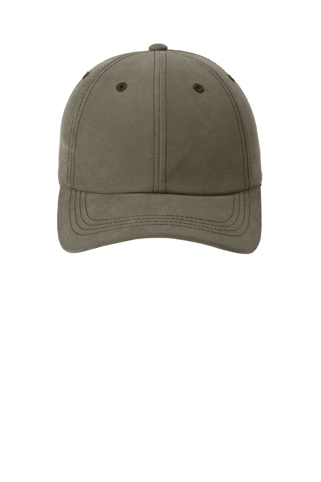 Port Authority Hats C850 Mens Moisture Wicking Adjustable Hat Olive Green Flat Front