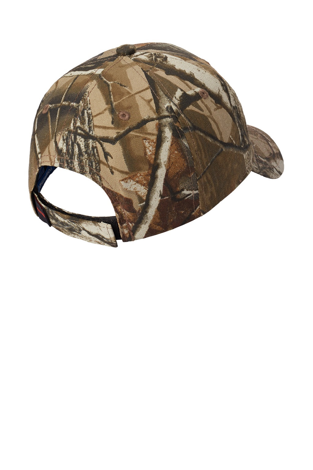 Port Authority Hats C855 Mens Pro Camouflage Adjustable Hat Realtree Hardwoods Flat Back