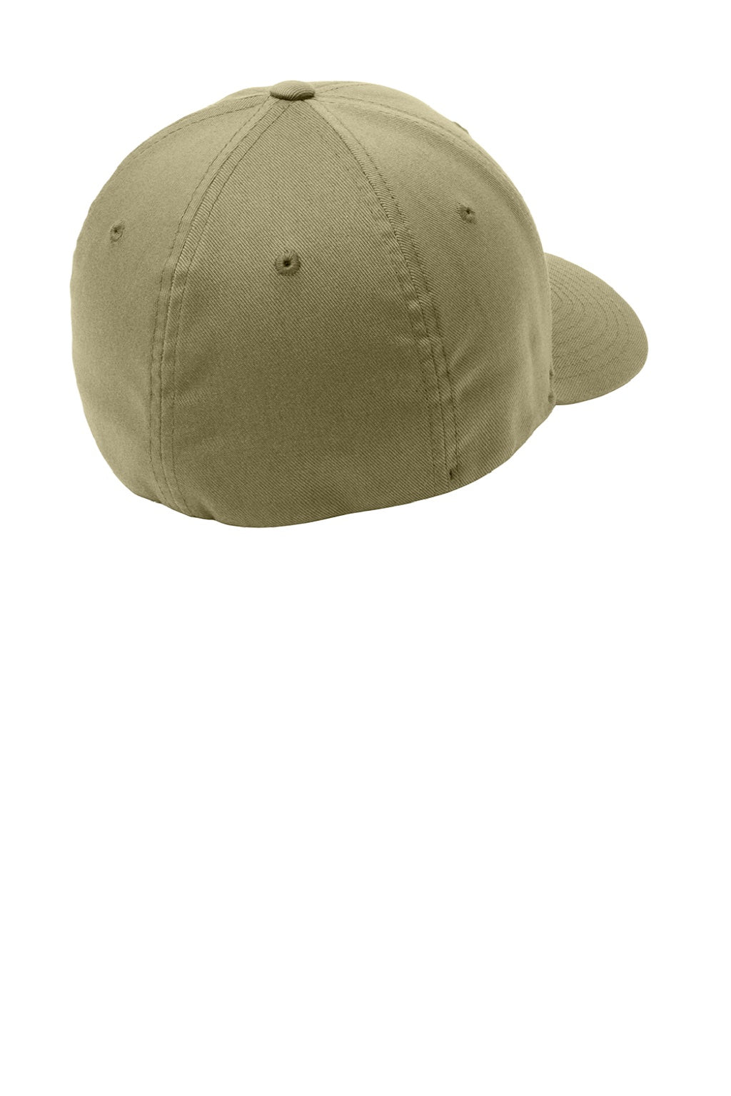 Port Authority Hats C865 Mens Stretch Fit Hat Coyote Brown Flat Back