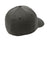 Port Authority Hats C865 Mens Stretch Fit Hat Dark Grey Flat Back