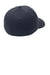 Port Authority Hats C865 Mens Stretch Fit Hat Dark Navy Blue Flat Back