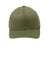 Port Authority Hats C865 Mens Stretch Fit Hat Olive Drab Green Flat Front