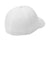 Port Authority Hats C865 Mens Stretch Fit Hat White Flat Back