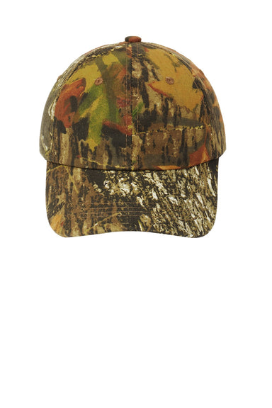 Port Authority Hats C871 Mens Pro Camouflage Garment Washed Adjustable Hat Mossy Oak New Break Up Flat Front