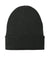 Port Authority Hats C880 Unisex C-Free Recycled Beanie Deep Black Flat Front
