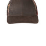 Port Authority Hats Mens Pigment Print Camouflage Mesh Back Adjustable Hat - Mossy Oak Break Up Country/Brown