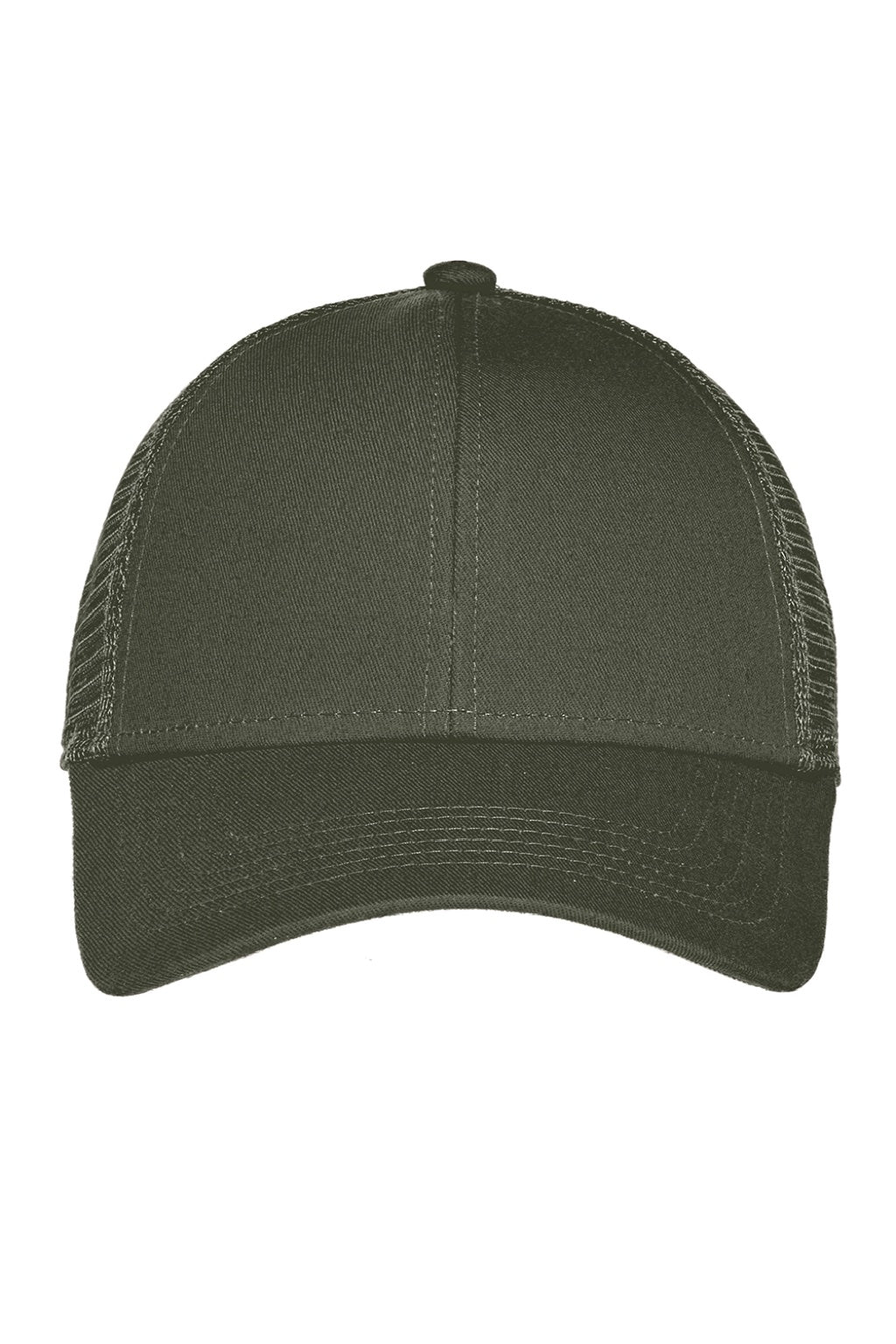 Port Authority Hats C911 Mens Adjustable Mesh Back Adjustable Hat Sage Green Flat Front