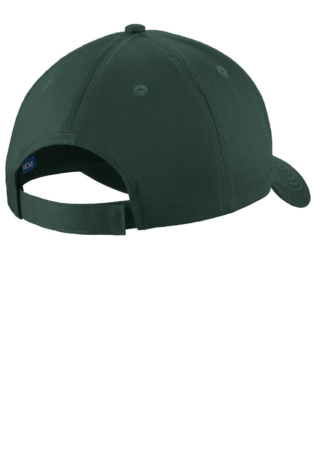 Port Authority Hats C913 Mens Moisture Wicking Adjustable Hat Dark Green Flat Back
