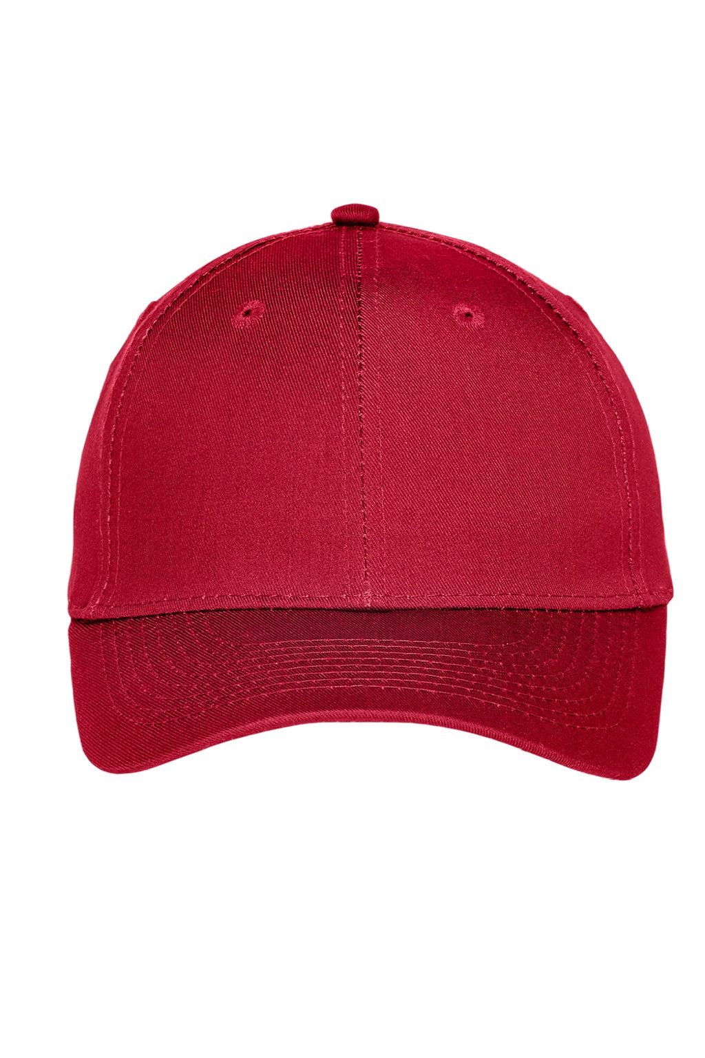 Port Authority Hats C913 Mens Moisture Wicking Adjustable Hat Red Flat Front