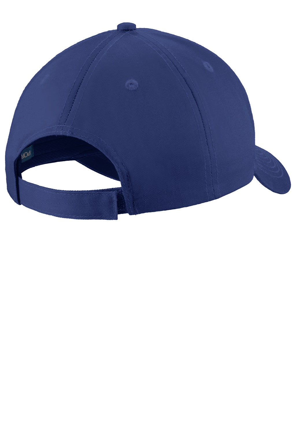 Port Authority Hats C913 Mens Moisture Wicking Adjustable Hat Royal Blue Flat Back
