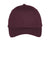 Port & Company Hats C914 Mens Twill Adjustable Hat Maroon Flat Front