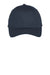 Port & Company Hats C914 Mens Twill Adjustable Hat Navy Blue Flat Front