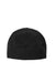 Port Authority Hats C918 Unisex Fleece Beanie Black Flat Front
