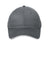 Port & Company Hats C919 Mens Sandwich Bill Adjustable Hat Charcoal Grey/White Flat Front