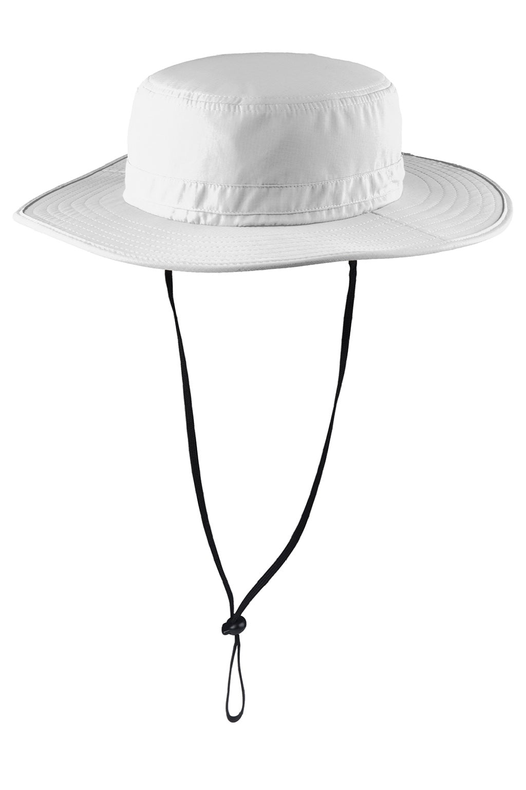Port Authority Hats C920 Mens Moisture Wicking Wide Brim Hat White Flat Front