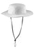 Port Authority Hats C920 Mens Moisture Wicking Wide Brim Hat White Flat Front