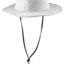 Port Authority Hats Mens Moisture Wicking Wide Brim Hat - White