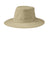 Port Authority Hats C921 Mens Wide Brim Moisture Wicking Hat Stone Flat Back