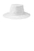 Port Authority Hats C921 Mens Wide Brim Moisture Wicking Hat White Flat Back