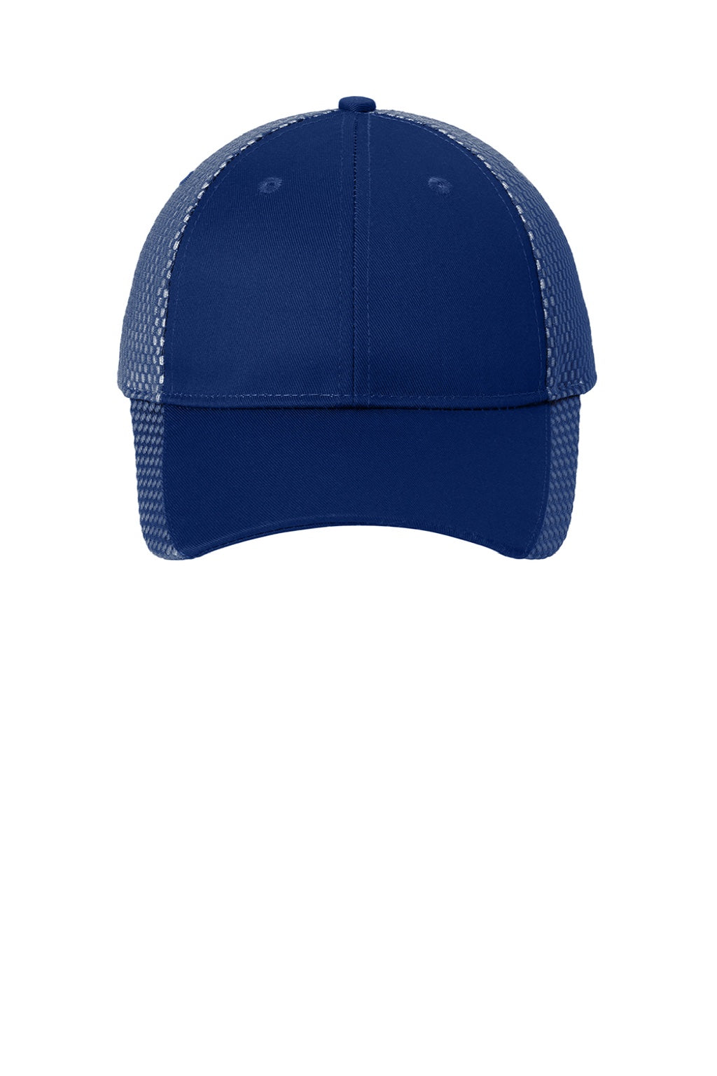 Port Authority Hats C923 Mens Adjustable Hat Royal Blue/White Flat Front