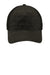 Port Authority Hats C927 Mens Pigment Print Mesh Back Adjustable Hat Black Flat Front