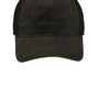 Port Authority Hats Mens Pigment Print Mesh Back Adjustable Hat - Black