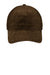 Port Authority Hats C927 Mens Pigment Print Mesh Back Adjustable Hat Brown Flat Front