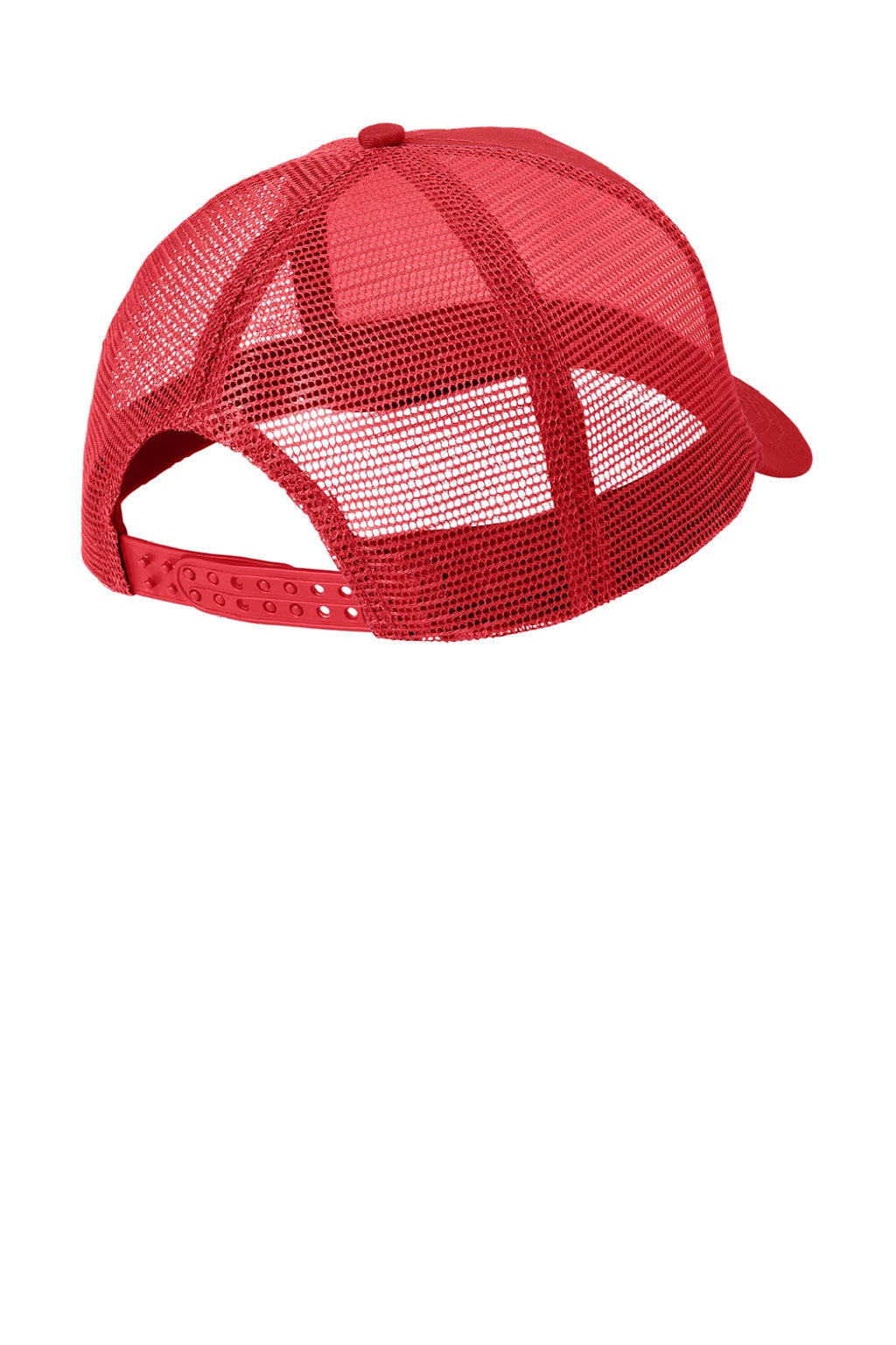Port Authority Hats C932 Mens Snapback Hat Red Flat Back