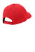 Port Authority Hats C934 Mens Stretch Fit Hat Red Flat Back