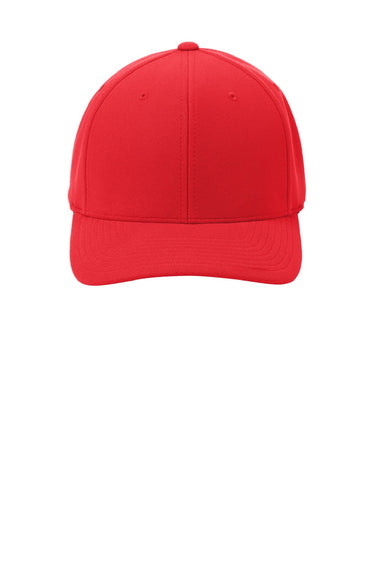 Port Authority Hats C934 Mens Stretch Fit Hat Red Flat Front