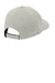 Port Authority Hats C934 Mens Stretch Fit Hat Silver Grey Flat Back