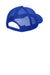 Port Authority Hats C936 Mens Twill Foam Adjustable Trucker Hat Ivory/Royal Blue Flat Back